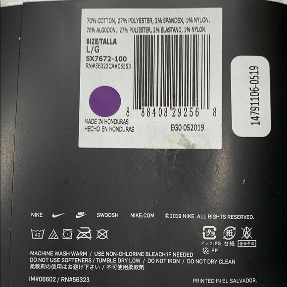 NIKE EVERYDAY COTTON CUSHIONED LOW SOCKS women’s - Picture 8 of 16